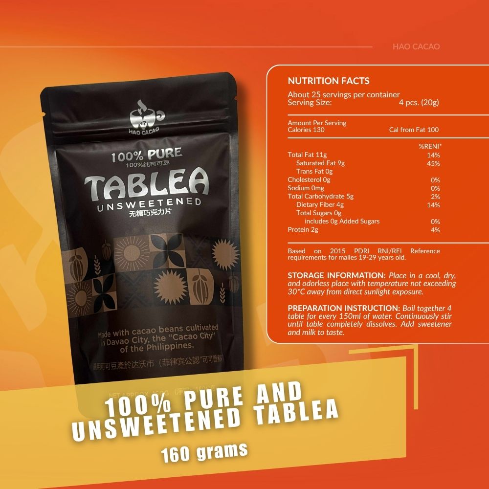 Pure Unsweetened Tablea