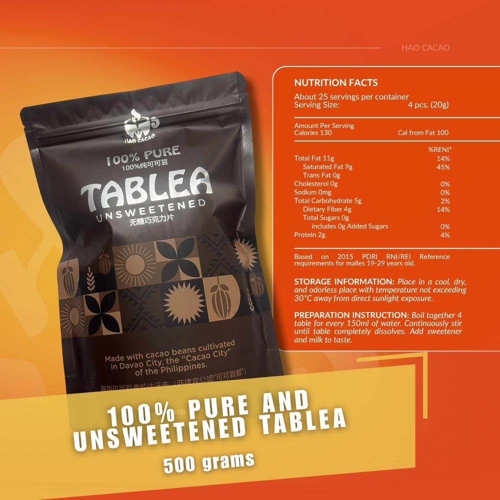 Pure Unsweetened Tablea