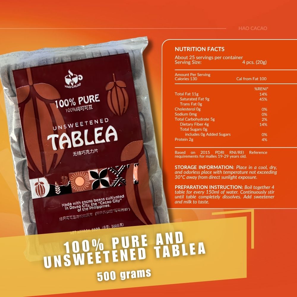 Pure Unsweetened Tablea