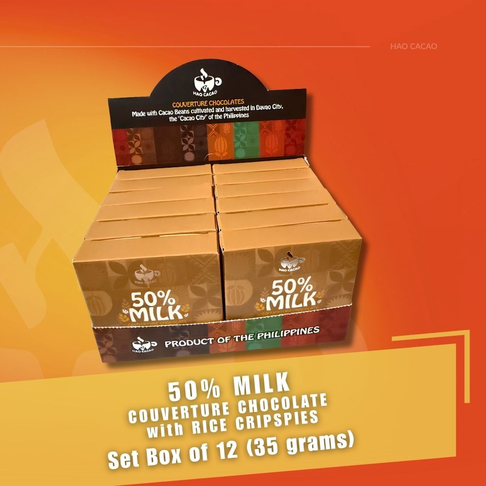 50% Milk Chocolate W/Rice Crispies