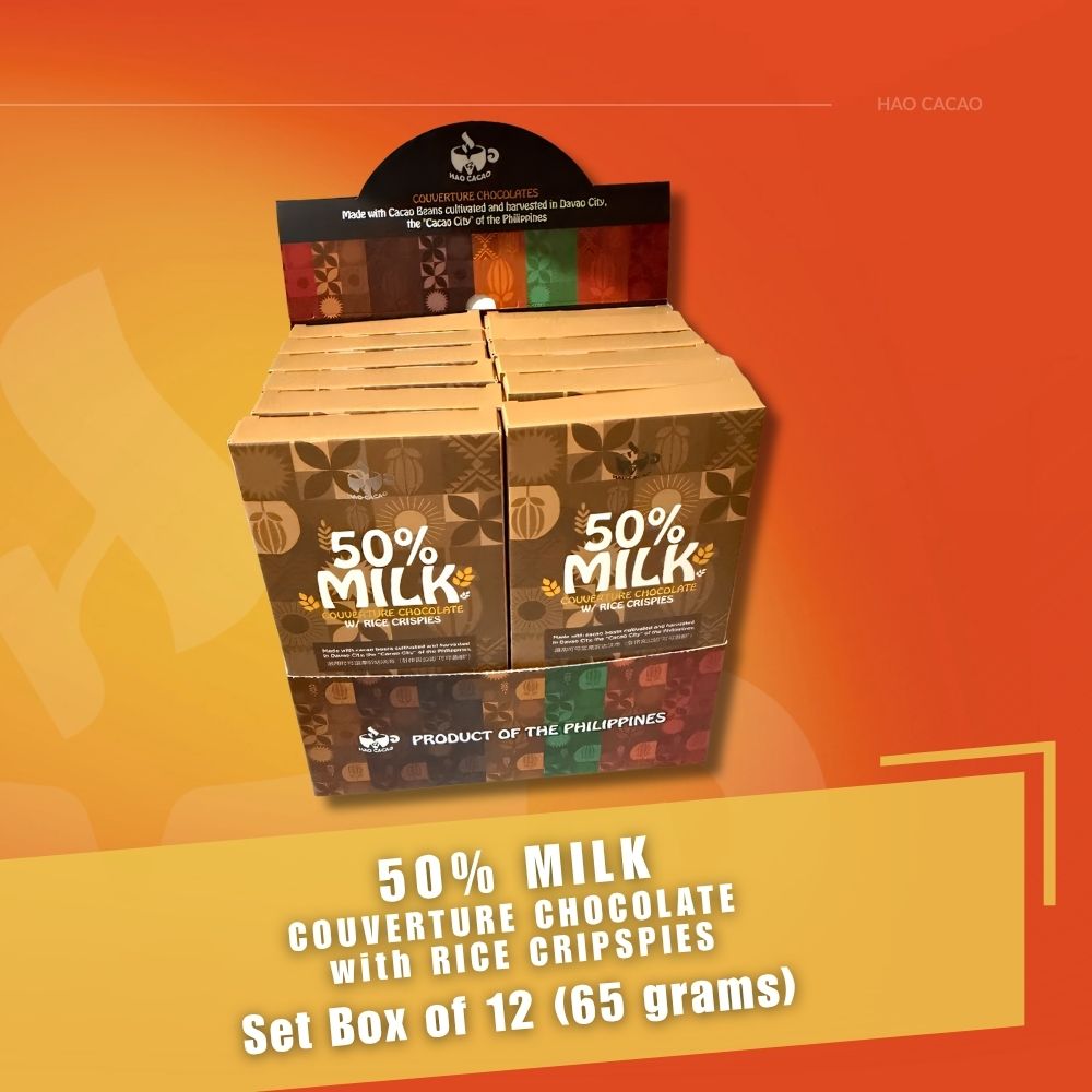 50% Milk Chocolate W/Rice Crispies