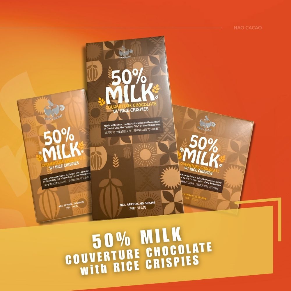 50% Milk Chocolate W/Rice Crispies