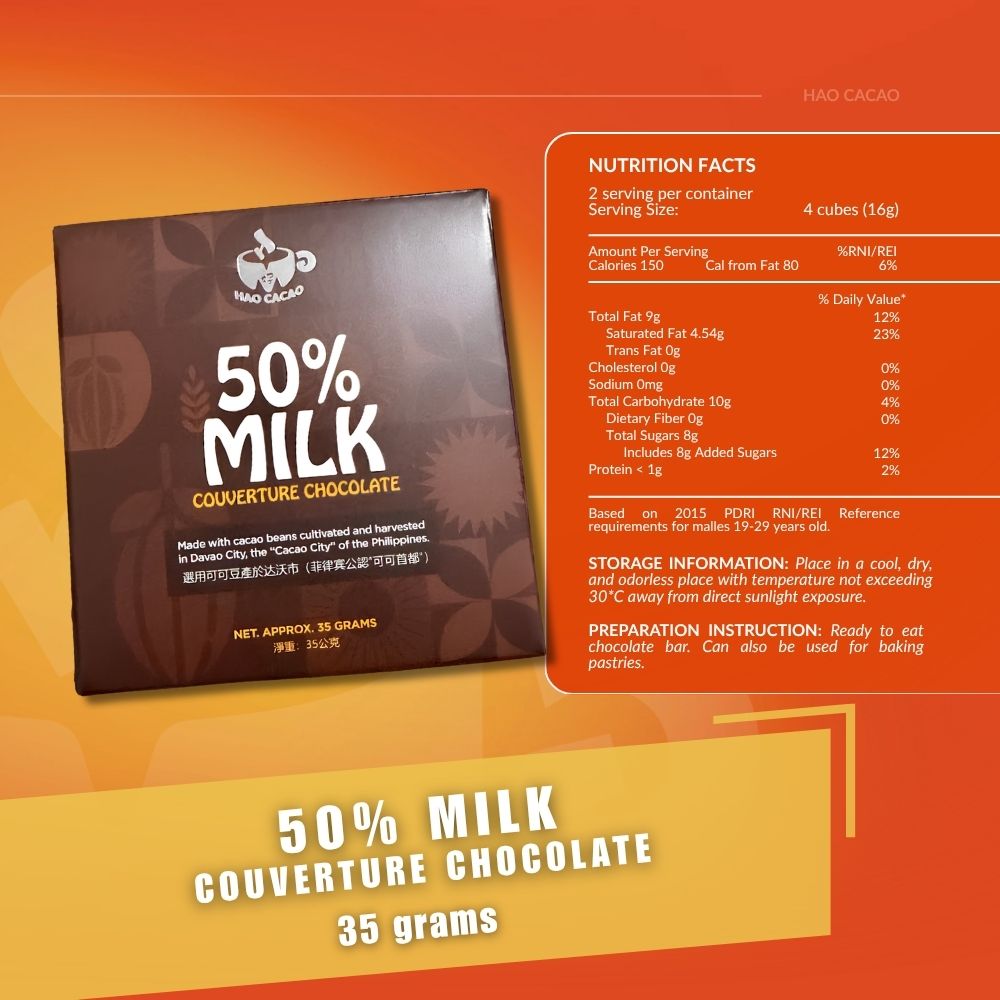 50% Milk Chocolate