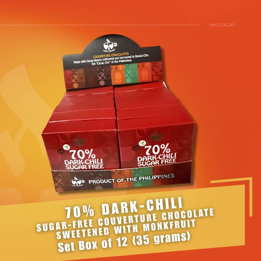 70% Sugar-Free Dark Chili Chocolate