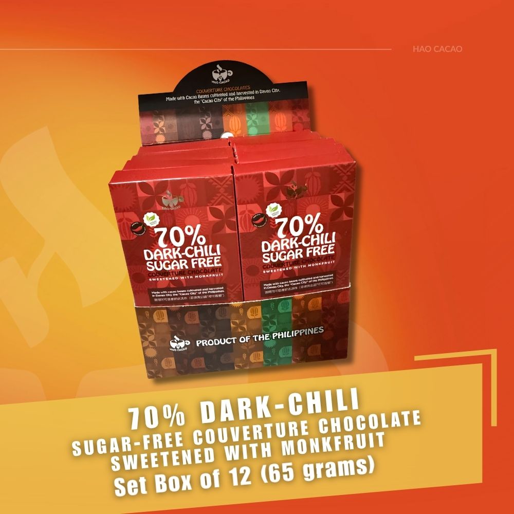 70% Sugar-Free Dark Chili Chocolate