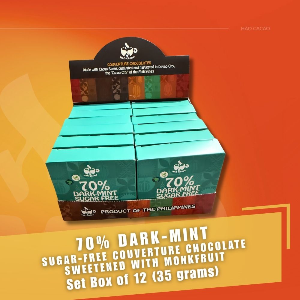 70% Sugar-Free Dark Mint Chocolate