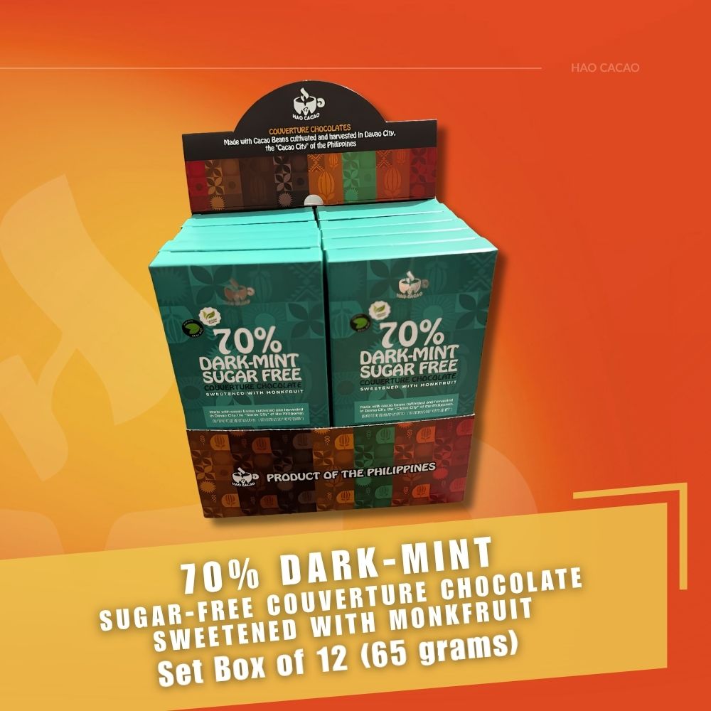 70% Sugar-Free Dark Mint Chocolate