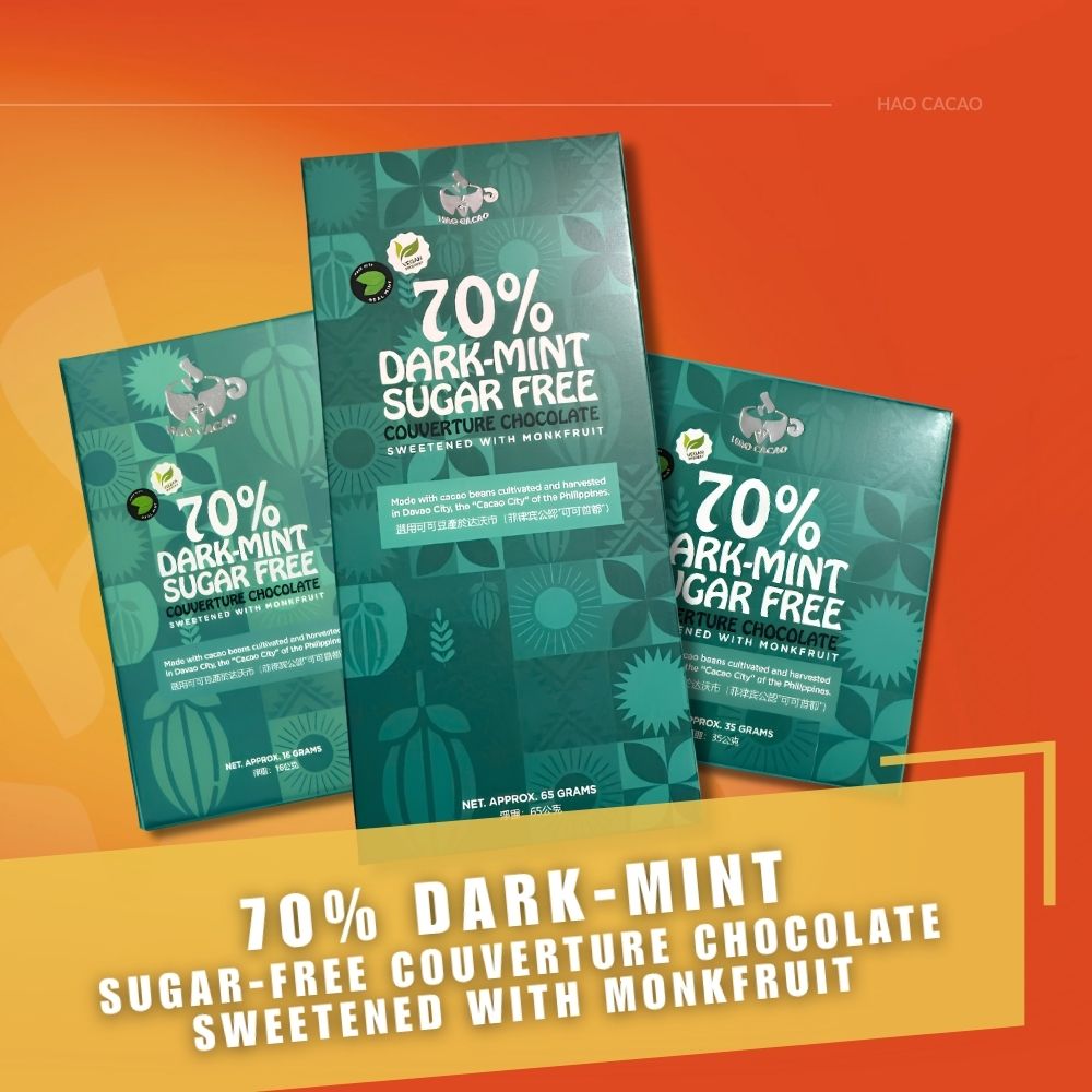 70% Sugar-Free Dark Mint Chocolate