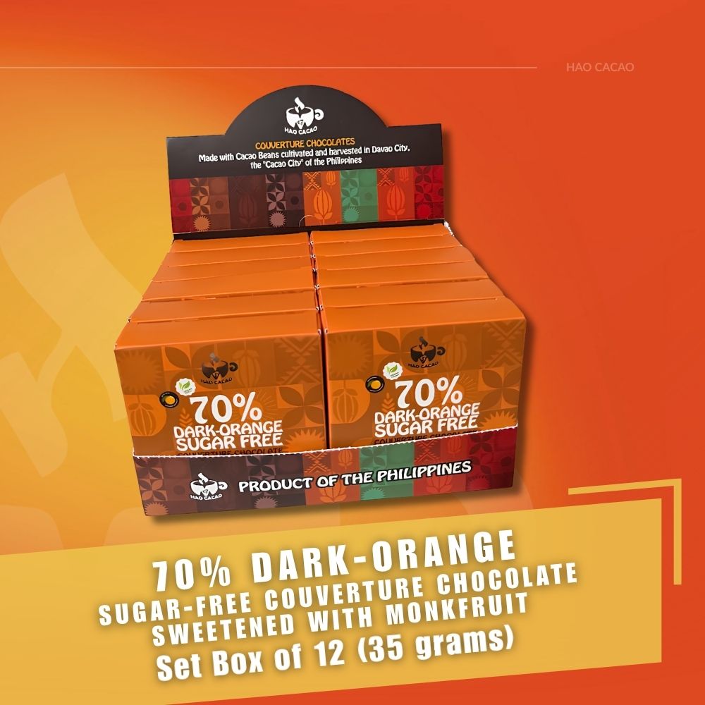 70% Sugar-Free Dark Orange Chocolate