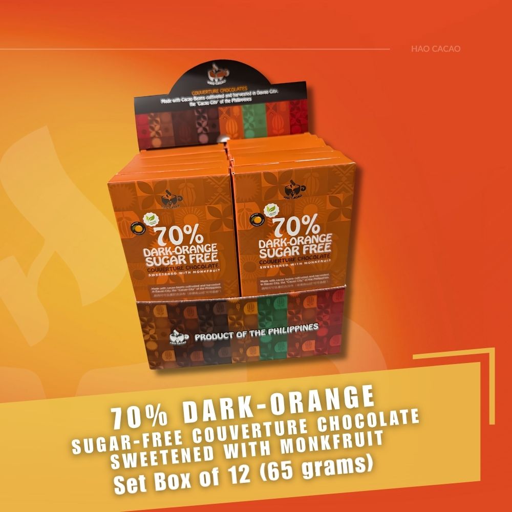 70% Sugar-Free Dark Orange Chocolate