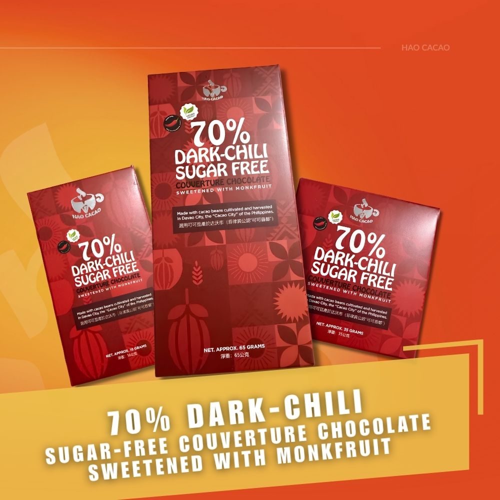 70% Sugar-Free Dark Chili Chocolate